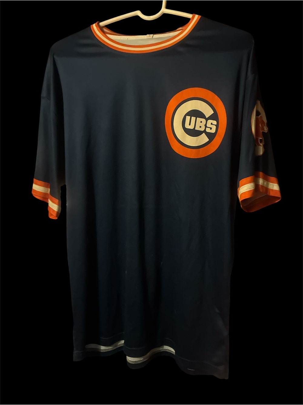 Vintage Style Chicago Cubs Custom Sublimated Walking Bear Jersey #11 - Size L